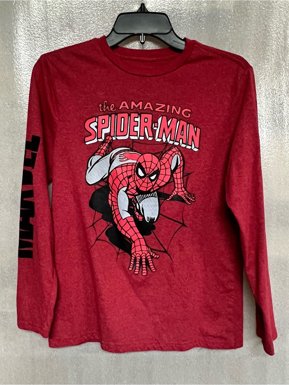 The Amazing Spider-Man Long Sleeve T-Shirt Boys Marvel Spider-Man XL